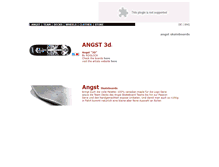 Tablet Screenshot of angst-skateboards.com